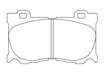 スカイラインクーペ CKV36 ブレーキパッド フロント左右セット エンドレス SSS EP461 取付セット ENDLESS フロントのみ SKYLINE COUPE_画像2