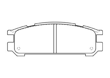 インプレッサ GC8 GF8 ブレーキパッド リア左右セット エンドレス NEW タイプR EP223 取付セット ENDLESS TYPE R リアのみ_画像2