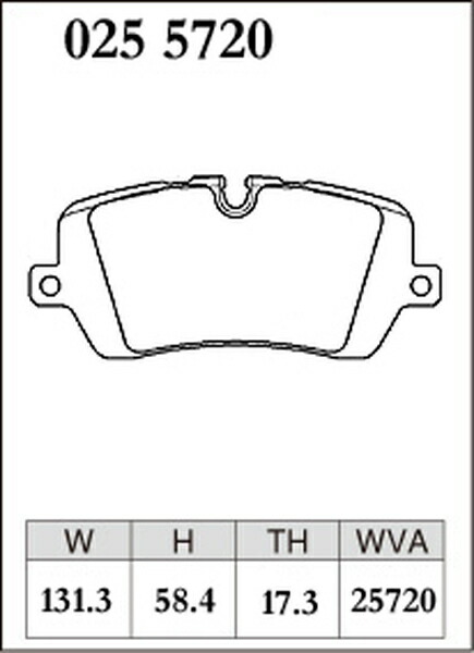 レンジローバー スポーツ LW5SA ブレーキパッド リア左右セット ディクセル Zタイプ 0255720 DIXCEL リアのみ Range Rover Sport_画像3