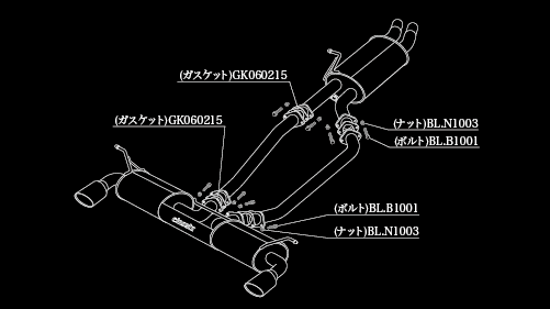 トゥアレグ 7LBHKA 7LBHKAS マフラー 柿本改 アインザッツ s-622 W663012B KAKIMOTO RACING 柿本 カキモト einsatz s-622 Touareg_画像2