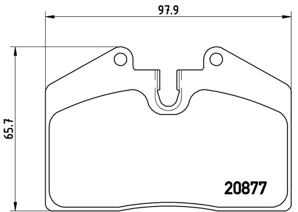 944 ブレーキパッド リア左右セット ブレンボ ブラックパッド P85 094 brembo BLACK PAD リアのみ ブレーキパット_画像4