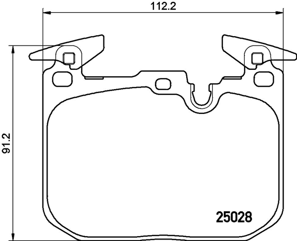 2シリーズ F22 F23 1J20 ブレーキパッド フロント左右セット ブレンボ ブラックパッド P06 088 brembo BLACK PAD フロントのみ 2 Series_画像4