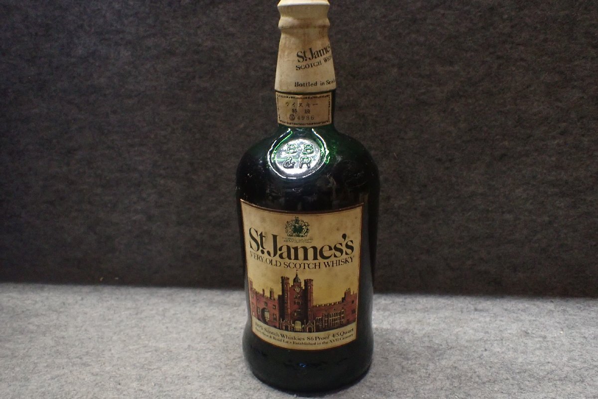 *0515227 St James\'s St. James Berry Old Scotch whisky 4/5QUART 43% 760ml*