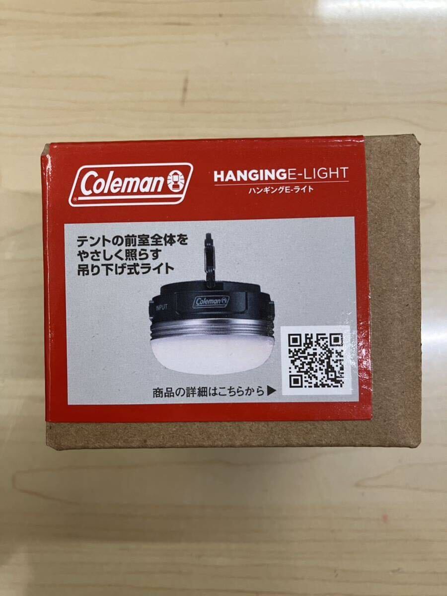 未使用/未開封/管理番号：2-2◆コールマン Coleman・HANGING E-LIGHT/ハンギングE-ライト（メタリックグリーン）・2206770◆_画像1