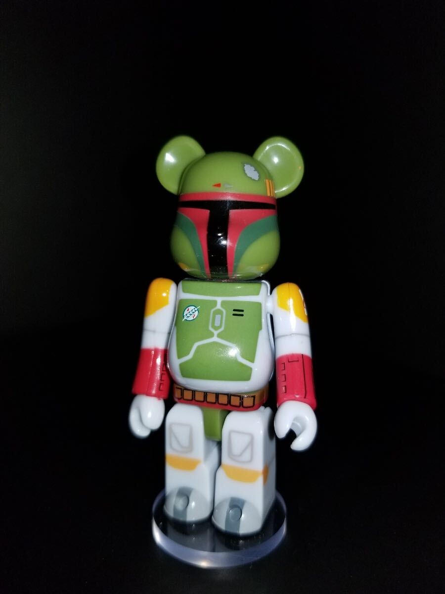 ベアブリック スターウォーズ ボバ・フェット ベアブリック賞 No.19 セブンイレブン Happyくじ STAR WARS BE@RBRICK 用台座_画像1