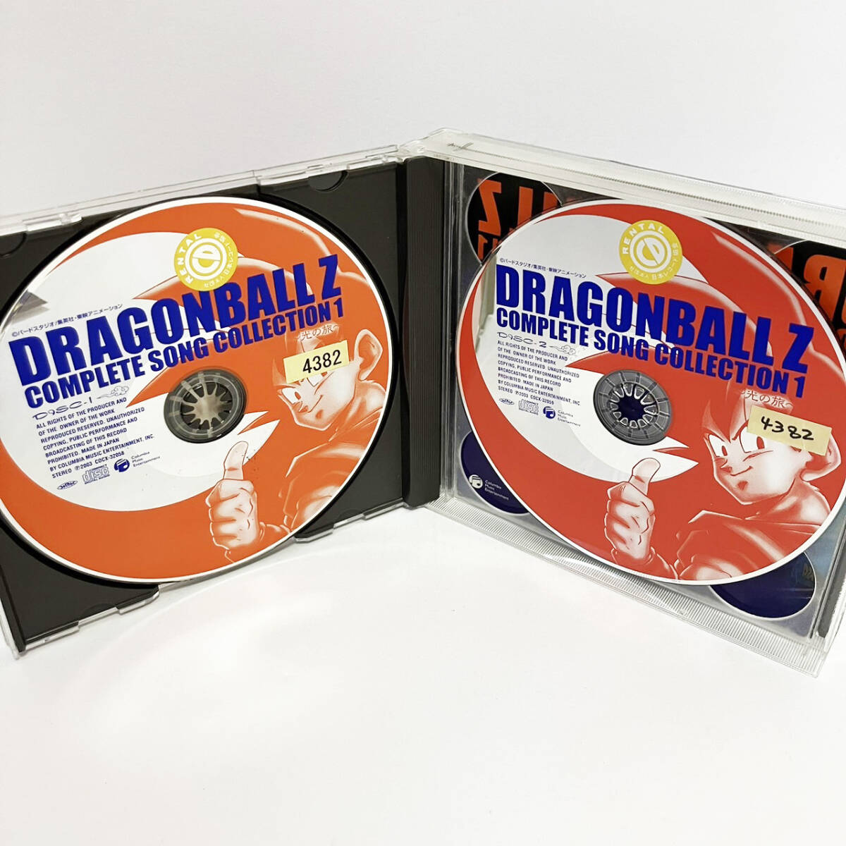 【送料無料】 「ドラゴンボールZ」コンプリート・ソングコレクション1～光の旅～　CD 3枚組【レンタル版】_画像3