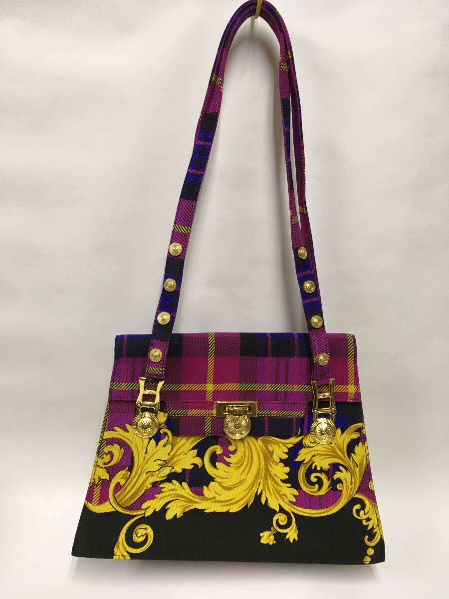 1 jpy Versace shoulder bag used beautiful goods 