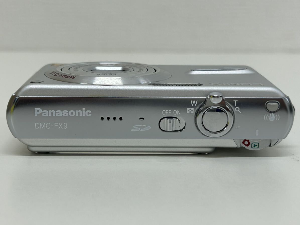 1 иен ~ Panasonic Panasonic LUMIX Lumix DMC-FX9 компактный цифровой фотоаппарат цифровая камера серебряный аккумулятор имеется 