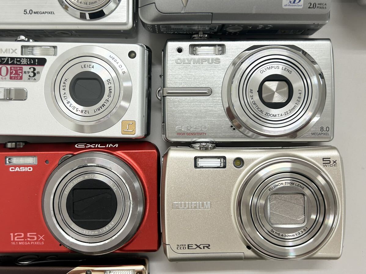 1円〜 デジカメ まとめ 14点 Canon OLYMPUS FUJIFILM CASIO Panasonic キャノン オリンパス 富士フイルム カシオ コンパクト デジタル_画像8