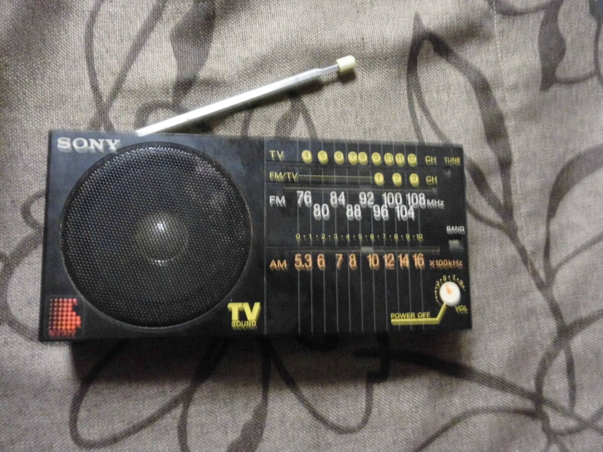 SONY ソニー ポータブルラジオ ICF-S28V ジャンク品の画像1