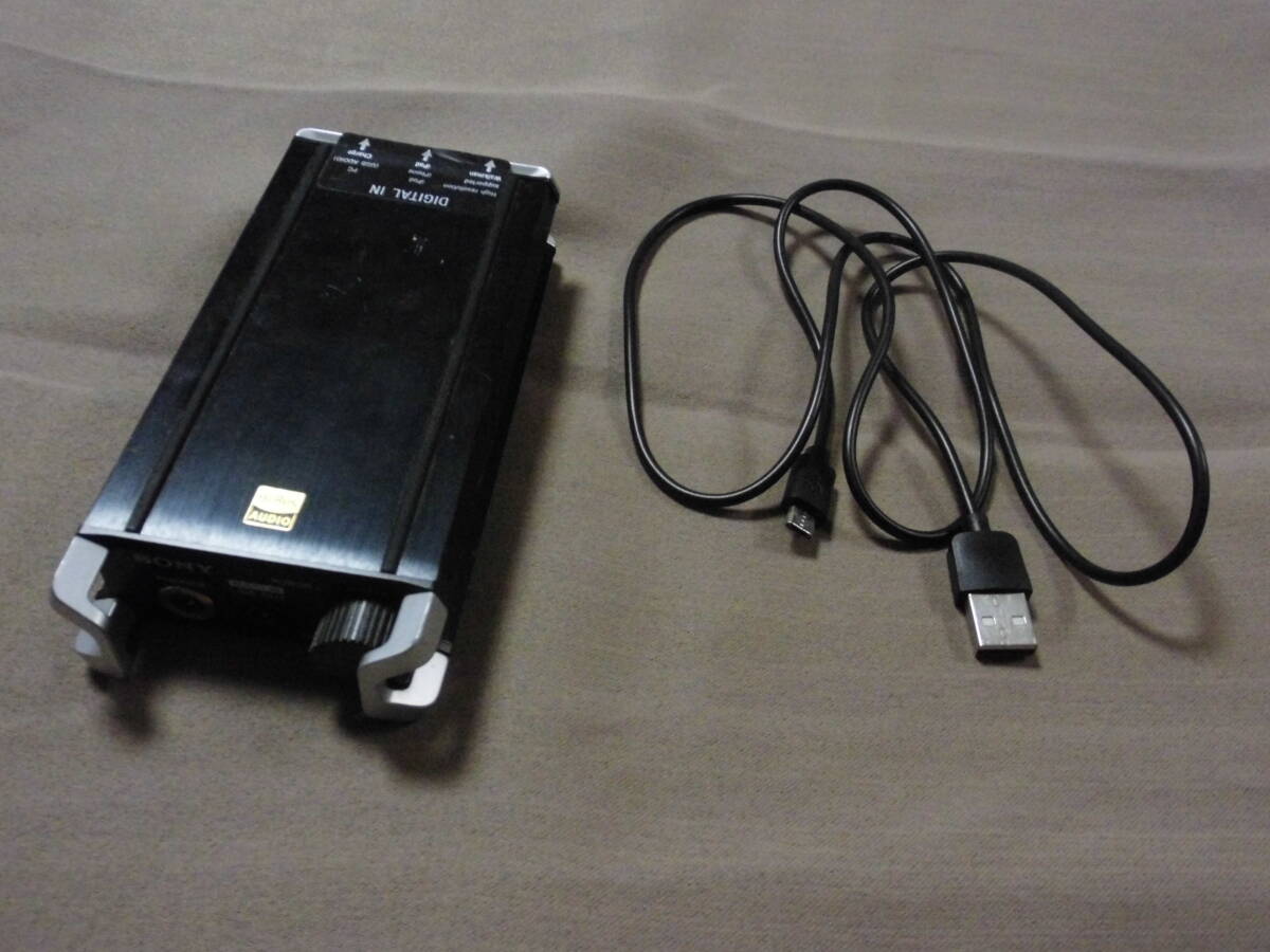 SONY portable headphone amplifier PHA-2 charge possibility junk treatment 