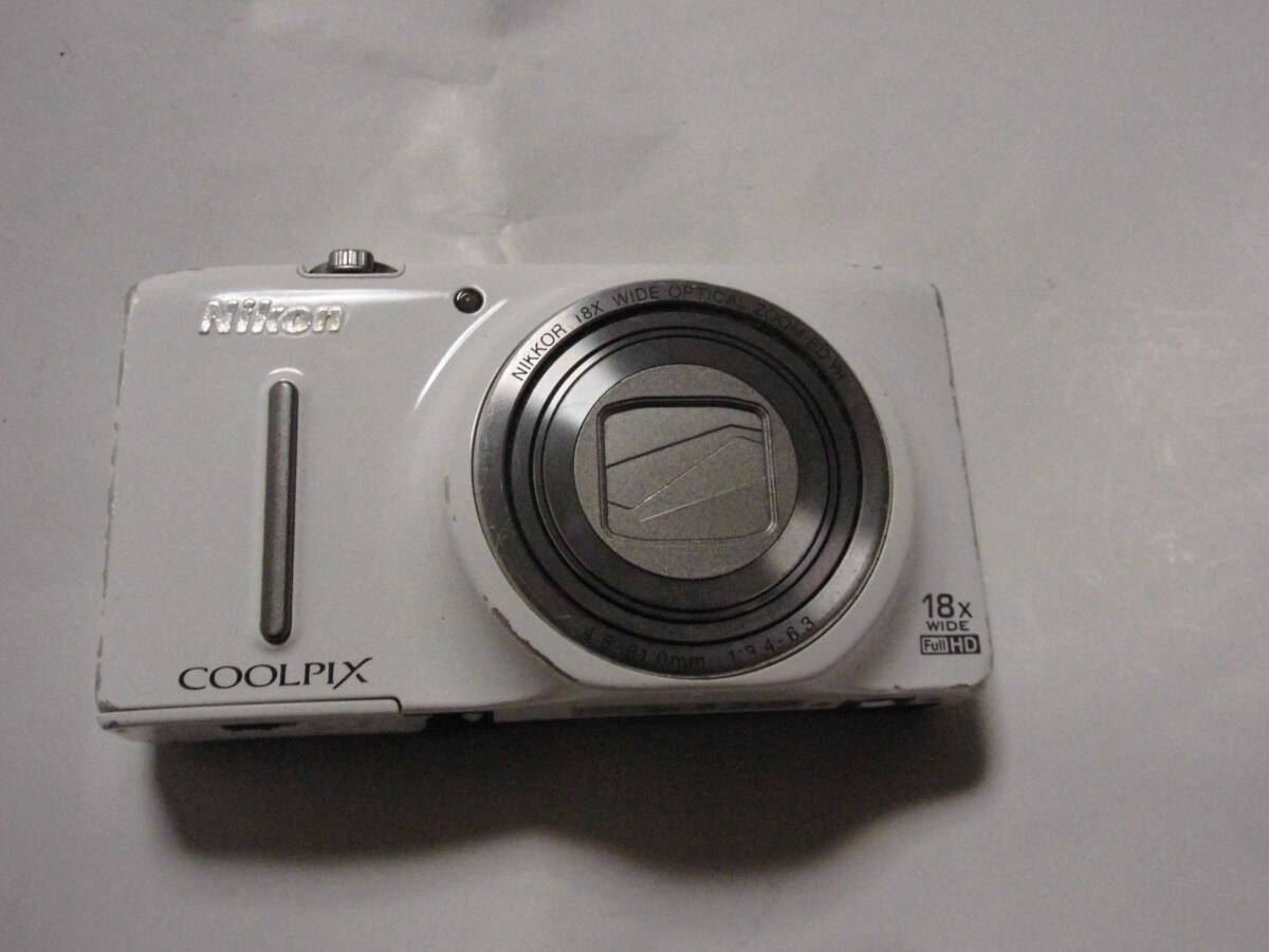 Nikon COOLPIX S9400 ホワイト デジタルカメラ 　動作確認済　現状品_画像1