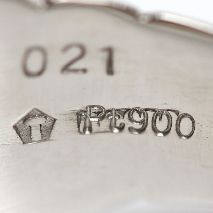 Pt900プラチナ ダイヤ リング・指輪 ダイヤモンド0.21ct 21.5号 20.4g メンズ 中古 美品_画像5