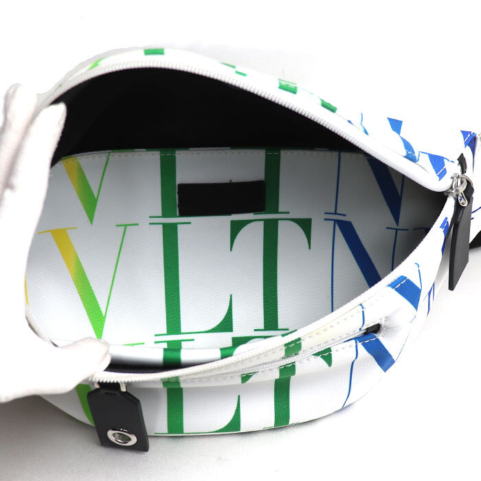 Valentino Garavani ヴァレンティノ・ガラヴァーニ VLTNロゴ ボディバッグ マルチカラー メンズ 中古_画像3