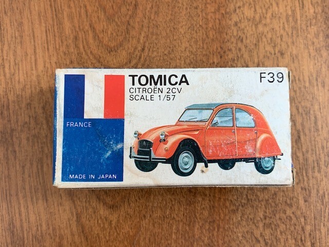 TOMY Tommy TOMICA Tomica foreign car series CITROEN Citroen 1/57 made in Japan Showa Retro *10 jpy start *