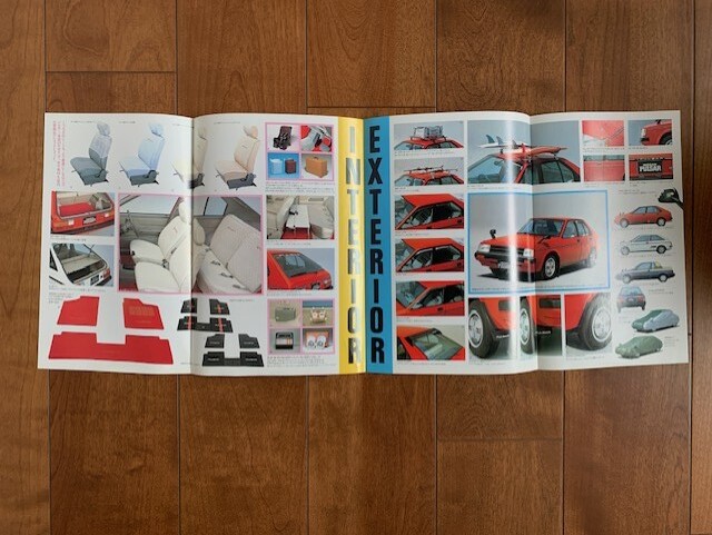  Nissan Pulsar оригинальная опция каталог NISSAN PULSAR OPTION PARTS CATALOG 1982 год каталог Showa Retro *10 иен старт *