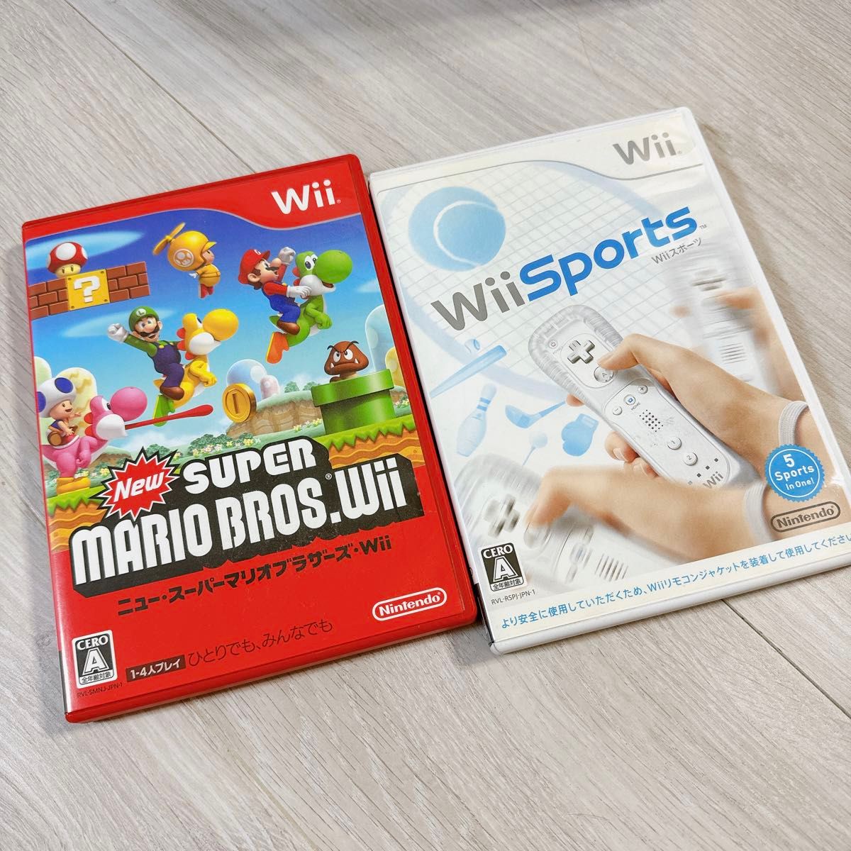 まとめ売り Wii スーパーマリオブラザーズ Wiisports