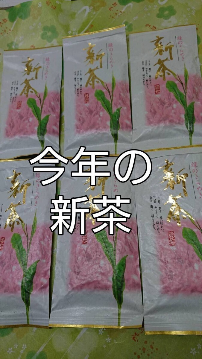 　2024年度産　 静岡県産 深蒸し茶100g6袋 健康茶 日本茶 緑茶 静岡茶 お茶 健康茶　深むし茶_画像1