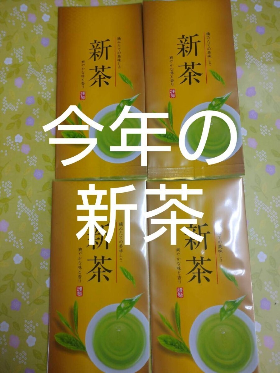 　2024年度産　 静岡県産 深蒸し茶100g4袋 健康茶 日本茶 緑茶 静岡茶 お茶 健康茶　深むし茶_画像1