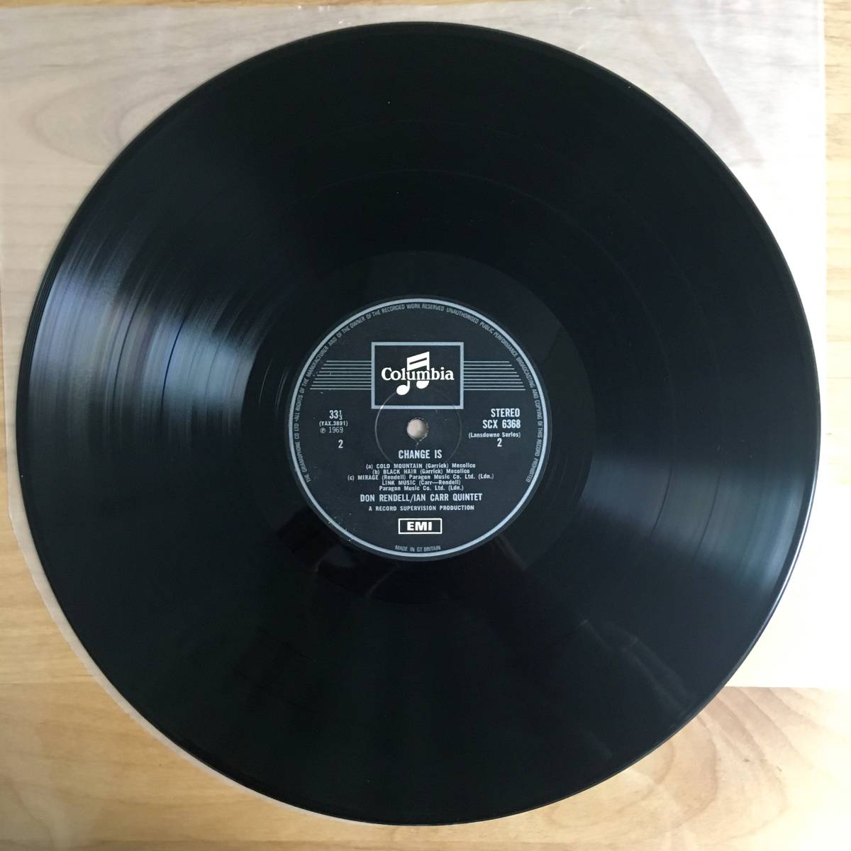【UK-ORIGINAL MAT:1U/2U (1G/1A) 初版ラベル】 DON RENDELL & IAN CARR / CHANGE IS (SCX6368) ジャズ JAZZ ドン・レンデル オリジナル盤の画像6