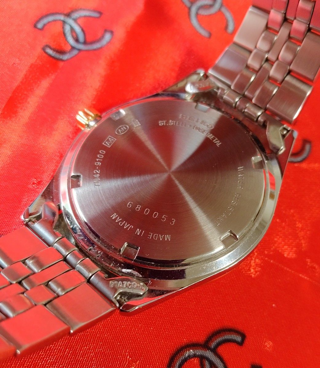 美品!!稼働中!!SEIKO QUARTZ SPRIT セイコー スピリット ゴールドコンビ SBTC004