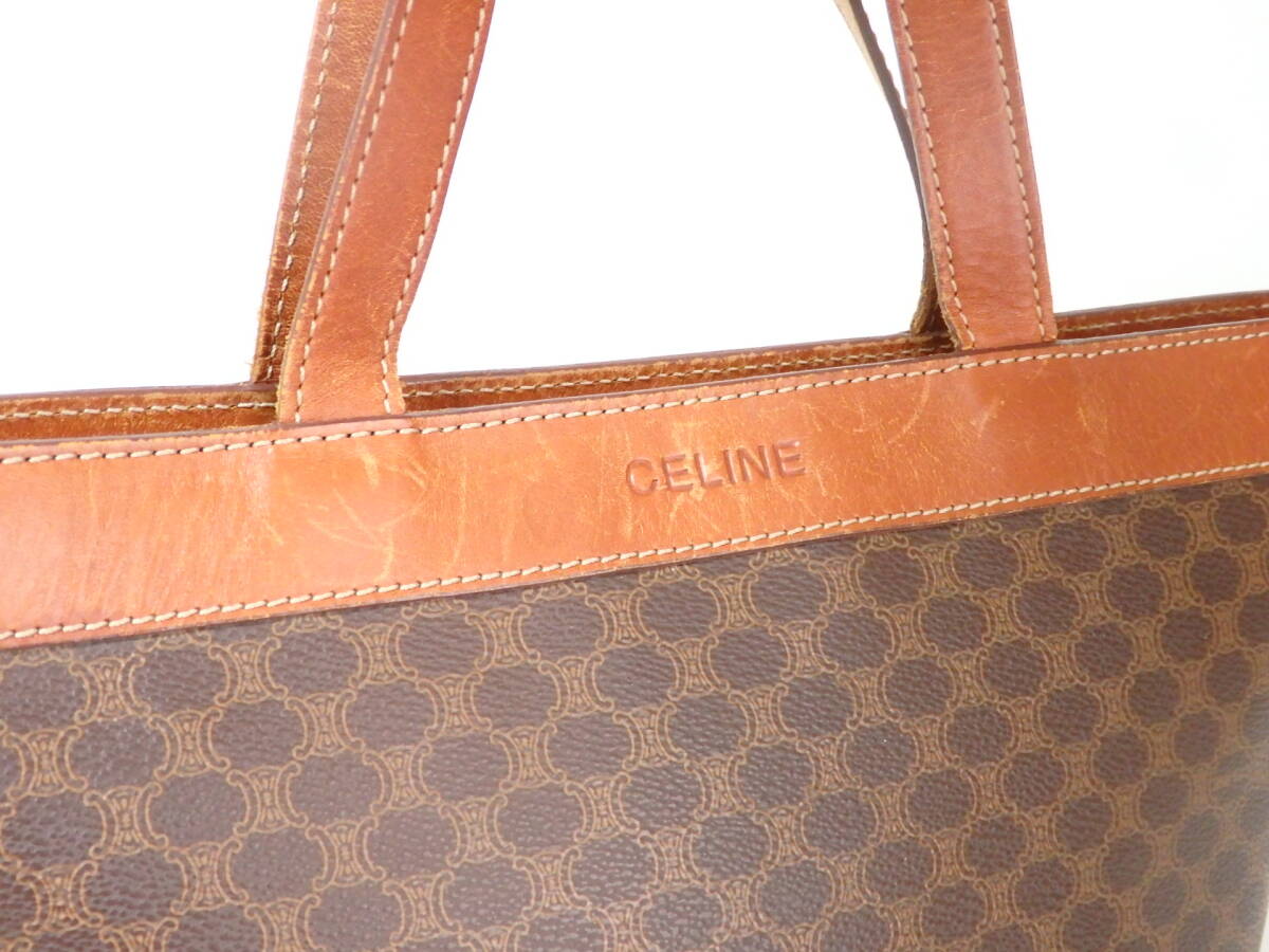 ＜本物 CELINE セリーヌ ハンドバッグ マカダム ＞7.24.11　☆定形外710円☆_画像5