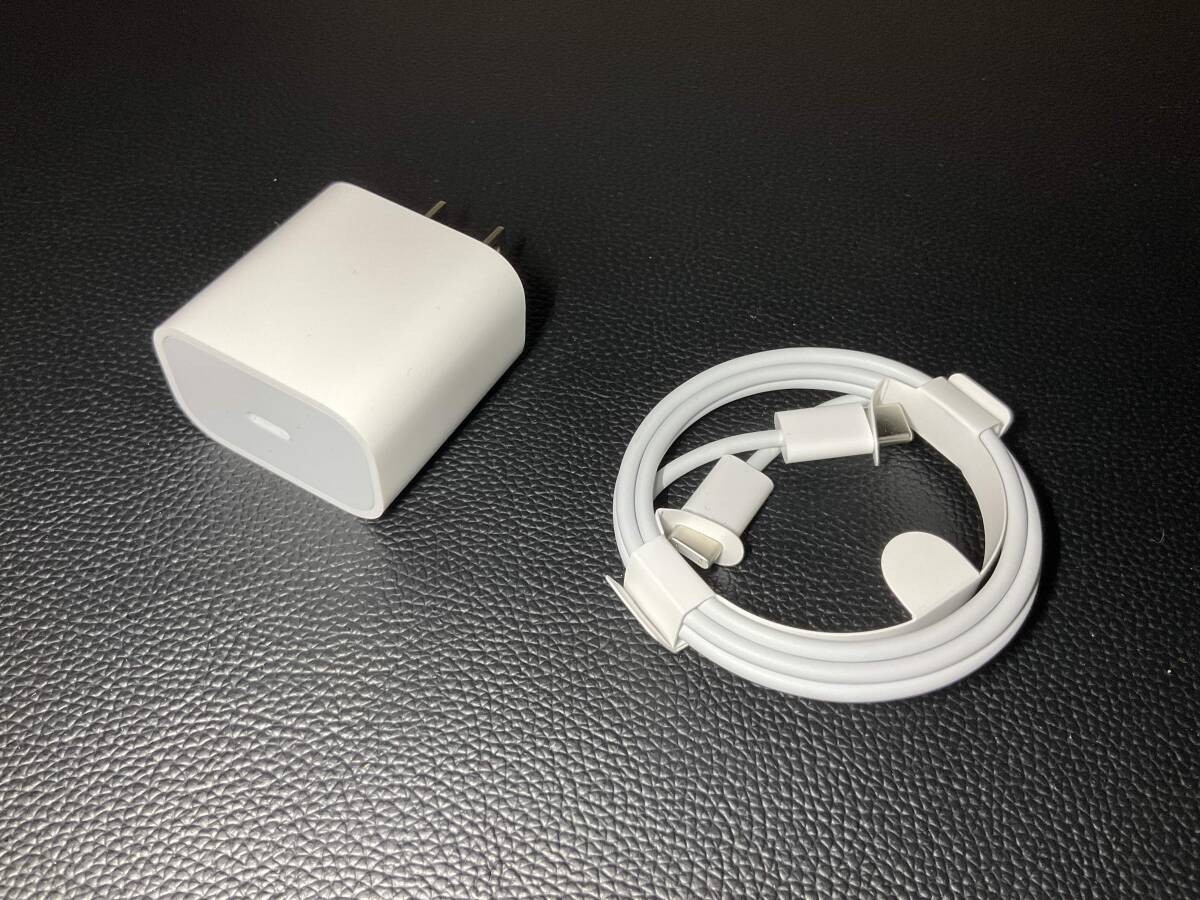 【送料無料】Apple　純正品 A2305 電源アダプター ケーブル USB-C ipad 充電器 20W セット②　未使用_画像1