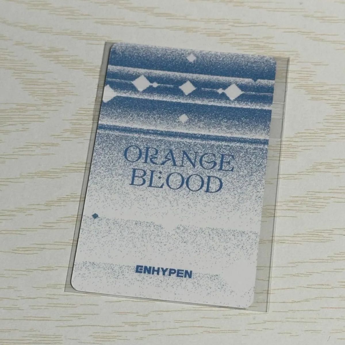 ENHYPEN ORANGE BLOOD Weverse Shop JAPAN 限定特典 ホログラム入りフォトカード ジェイ