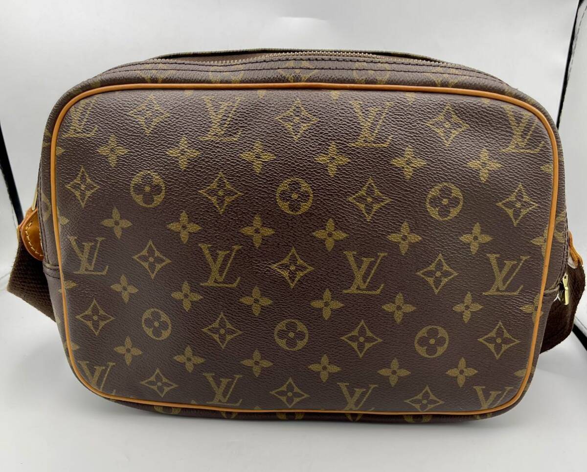 LOUIS VUITTON ルイヴィトン M45254 ショルダーバッグ ポシェット モノグラム 斜め掛け リポーターPM 男女兼用鞄 SP1926_画像4