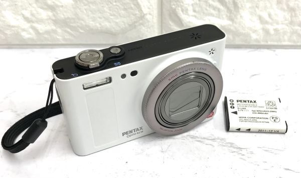 PENTAX ペンタックス Optio RZ18 コンパクトデジタルカメラ 動作未確認 充電式リチウムイオンバッテリー付 fah 5S119_画像1