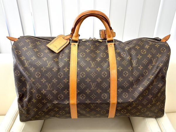 LOUIS VUITTON ルイヴィトン キーポル60 M41422 モノグラム ボストンバッグ トラベルバッグ fah 5K377の画像2