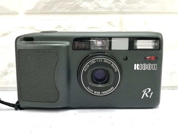 RICOH リコー R1 コンパクトフイルムカメラ 通電確認済 fah 5S112_画像2