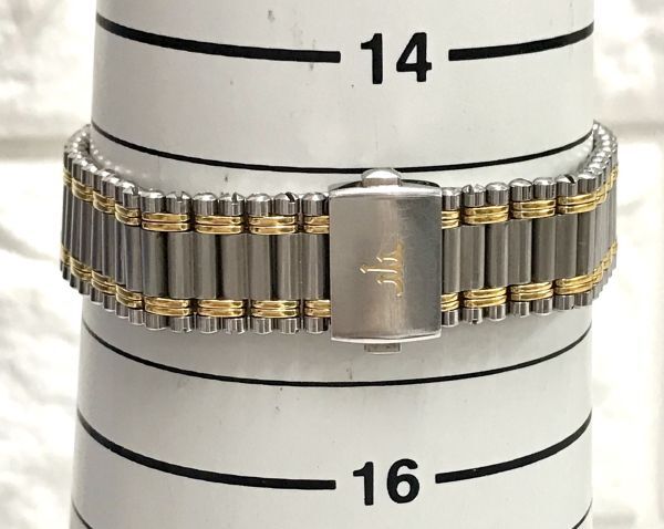 SEIKO CREDOR セイコー クレドール クオーツ 2F70-5490 シルバー文字盤 18KT コンビカラー レディース腕時計 電池交換済 稼動品 fah 5A053S_画像7