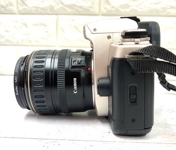 Canon キヤノン EOS 55 一眼レフカメラ+ZOOM LENS EF 28-105mm 1:3.5-4.5 通電 シャッターのみ確認済 fah 5J011Aの画像4