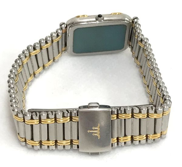 SEIKO CREDOR セイコー クレドール クオーツ 2F70-5490 シルバー文字盤 18KT コンビカラー レディース腕時計 電池交換済 稼動品 fah 5A053S_画像4