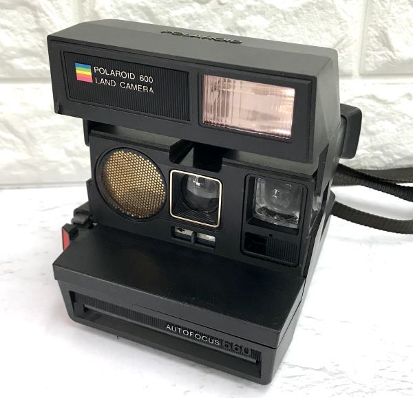 POLAROID 600 LAND CAMERA AUTOFOCUS 660 ポラロイド オートフォーカス インスタント フイルムカメラ 動作未確認 fah 5S132_画像1