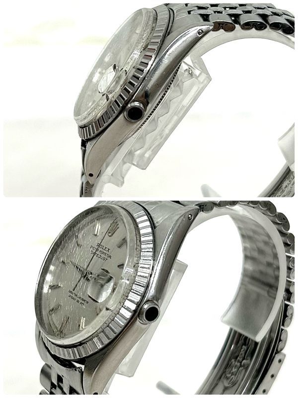 ROLEX ロレックス 1603 オイスターパーペチュアル デイトジャスト シルバーダイヤル メンズ 腕時計 fah 5K397/2500_画像4