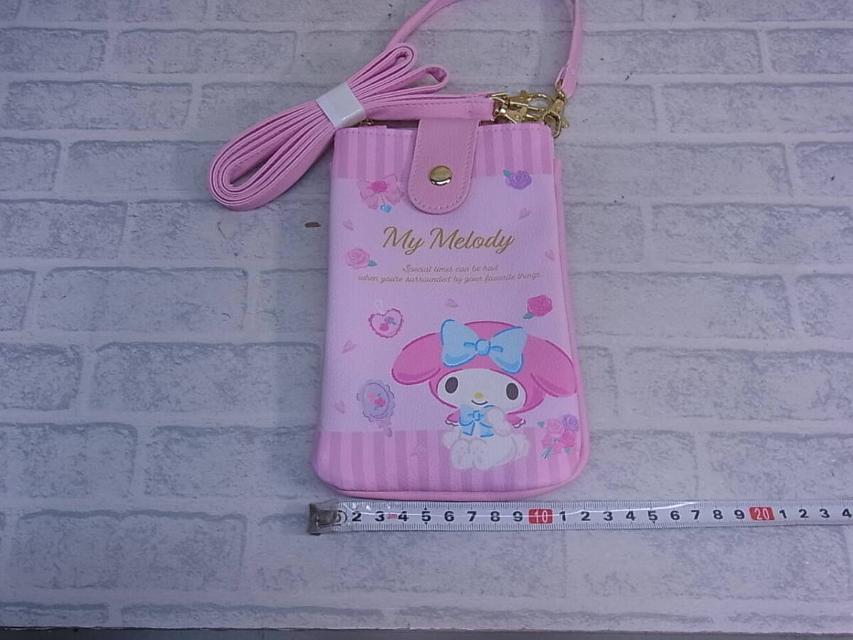 △H/144●【美品】サンリオ sanrio☆マイメロディ My Melody☆ポシェットポーチ☆中古品_画像8