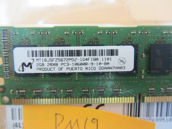 2gb PC3-10600R ddr3　メモリ　メモリー サーバー用 PM19_画像2