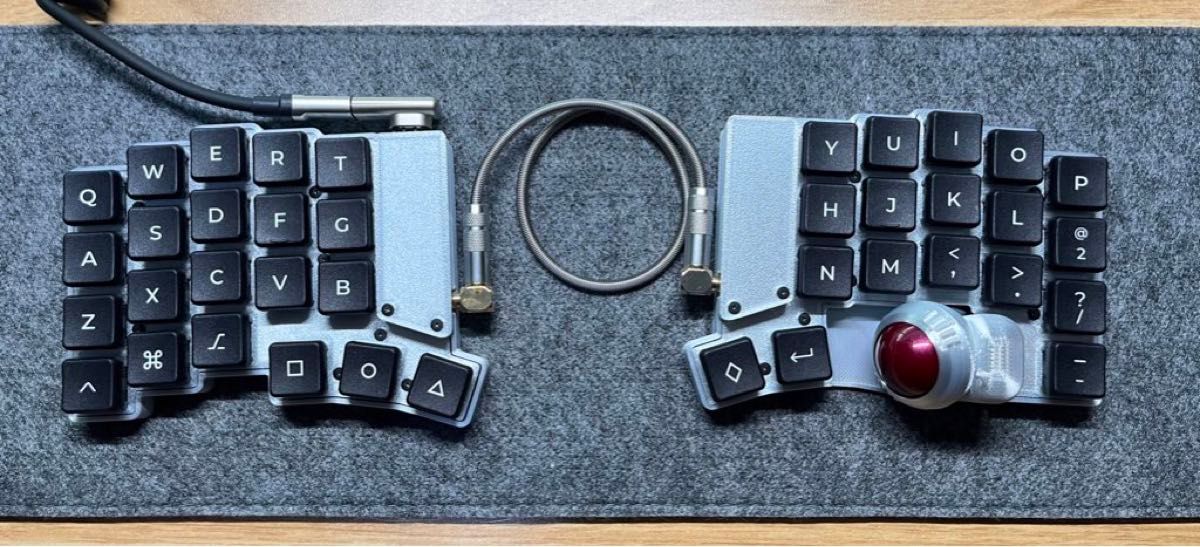 限定品 LP版Keyball39 シルバーとブラックケース付き|Yahoo 限定品 LP版Keyball39 シルバーとブラックケース付き|Yahoo