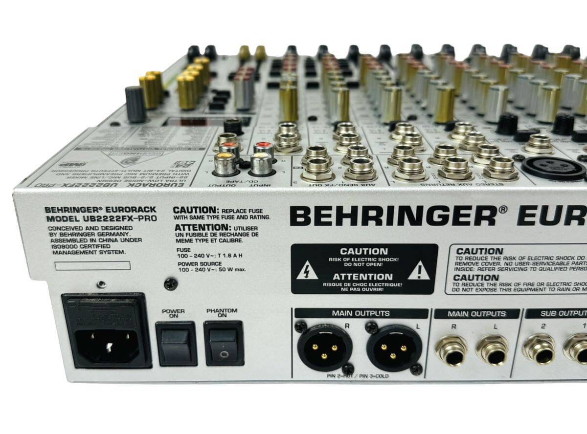 behringer Behringer EURORACK евро подставка миксер UB2222FX-PRO