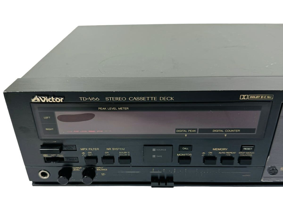 Victor ビクター Stereo Cassette Deck ステレオカセットデッキ TD-V66_画像3