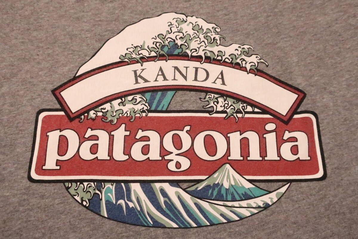 RT1■patagonia Tシャツ (M) KANDA / 浮世絵 北斎_画像1