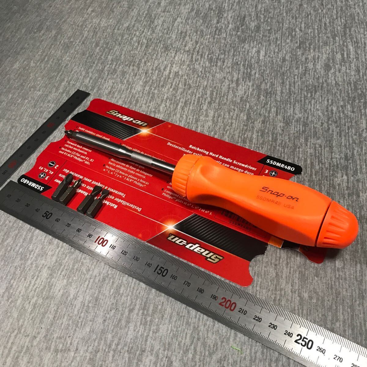 Snap-on（スナップオン） SSDMR4BO オレンジ色　ラチエットドライバー_画像1