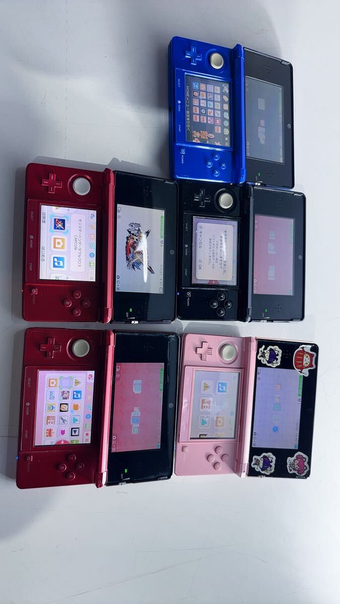 任天堂 3DS 5個 まとめて売り 通電確認済の画像1