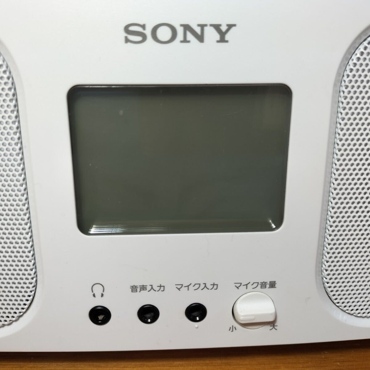 5-18 SONY ソニー CDラジカセ ラジカセ CD ラジオ パーソナルオーディオシステム ホワイト CFD-S401の画像6