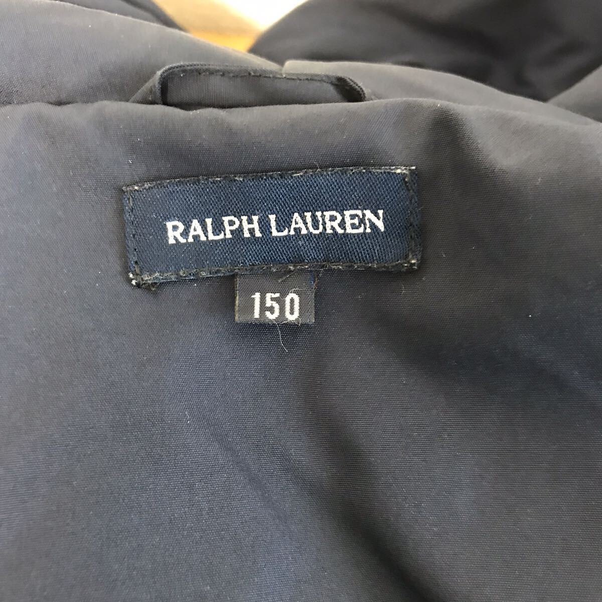 5-112 POLO RALPH LAUREN Polo Ralph Lauren Ralph Lauren down jacket down jacket Kids navy navy blue color outer 150