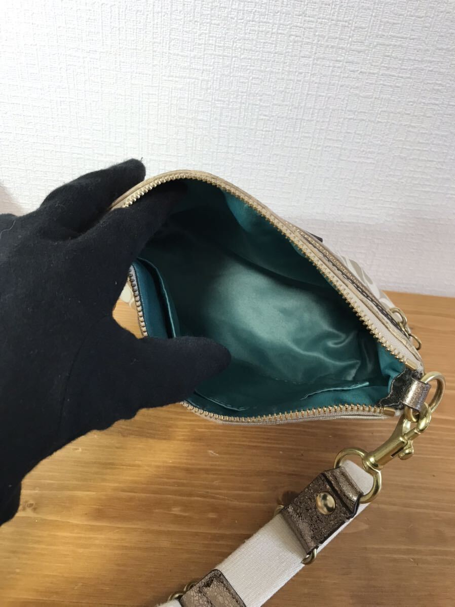 5-115 COACH Coach handbag shoulder bag bag bag pouch case purse . summarize set black beige 