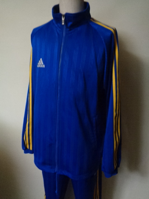良 adidas アディダス トラック ジャケット パンツ ジャージ XO 良 adidas アディダス トラック ジャケット パンツ ジャージ XO