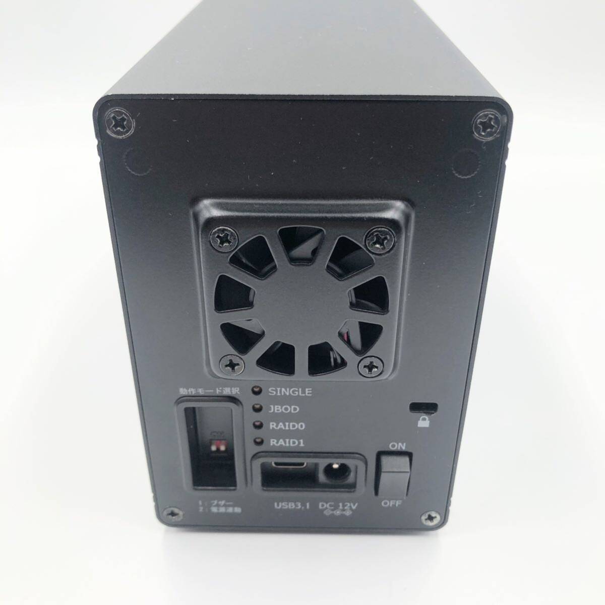 【1円スタート】RATOC RS-EC32-U31R RAIDケース 通電確認済みの画像3
